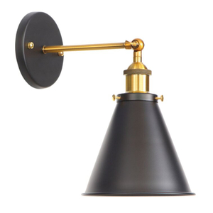 FL-003WL Copper/Black Swing Arm Wall Light