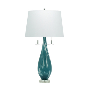 FL-124TL GLASS TABLE LAMP