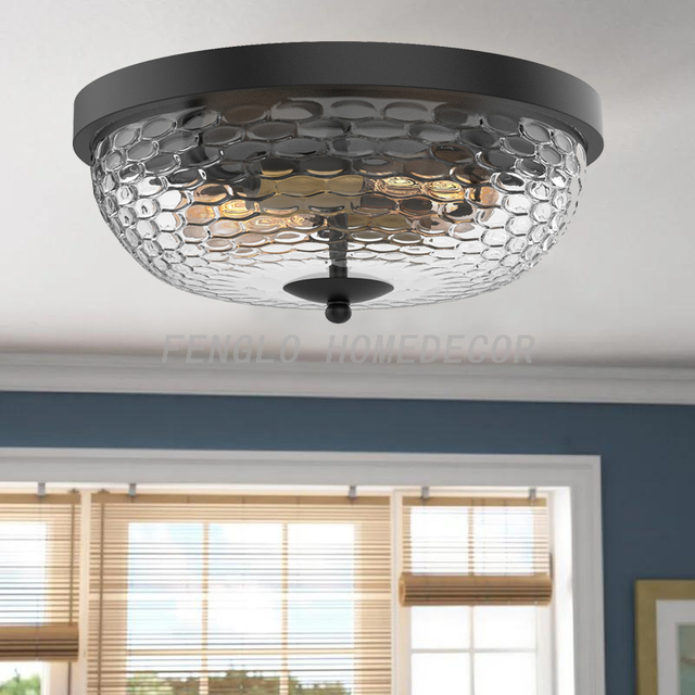 FL-023CL Retro Semi LED Ceiling Light