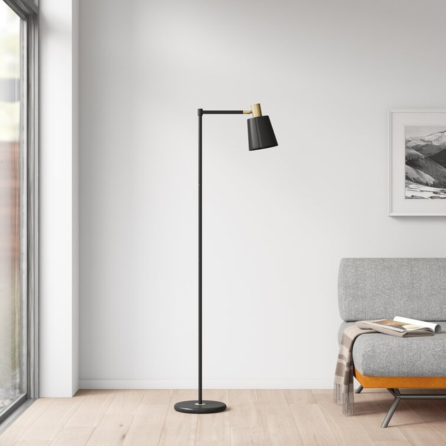 FL-017 Black Metal Home Light Floor Lamp