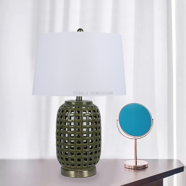 FL-174TL OPENWORK CERAMIC LAMP