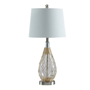 FL-059TL RATTAN BEDSIDE TABLE LAMP 