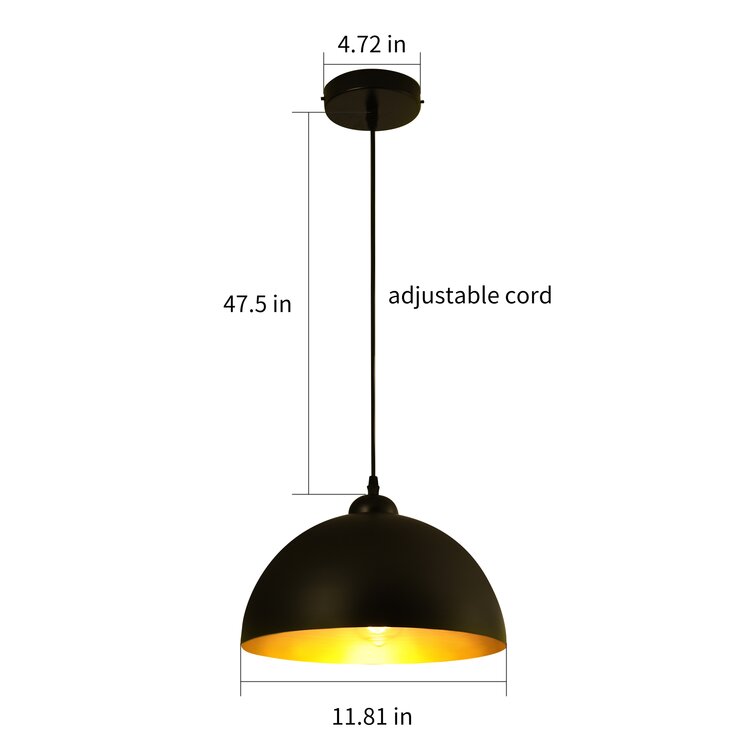 Dileo+Industrial+Pendant+Light+2+Pack+Vintage+Hanging+Lighting+Fixuture+With+Black+Metal+Dome+Lamp+Shade (8)