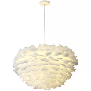 FL-008PL Feather Hanging Pendant Lamp 