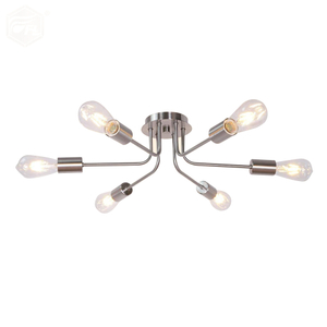 FL-017CL Semi Flush Mount Ceiling Light 