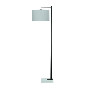 FL-041FR GLASS METAL FLOOR LAMP 