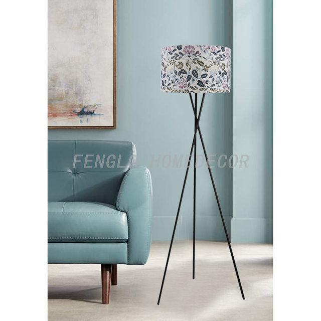 FL-047FR 3PC LUXURY FLOOR LAMP 