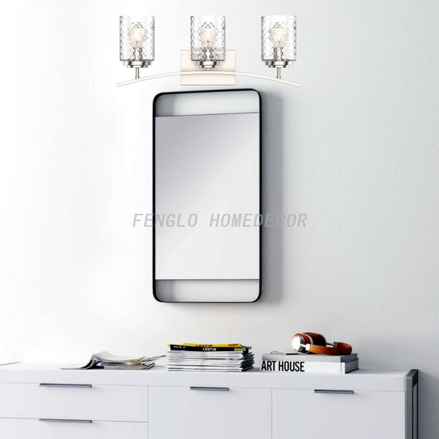 FL-020WL Brushed Nickel Vanity Light