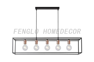 FL-027CH 5 - Lighting Retro Chandelier Lamp