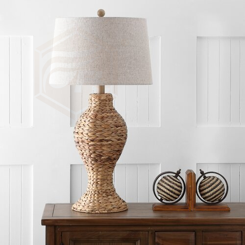 FL-054TL RATTAN TABLE LAMP 