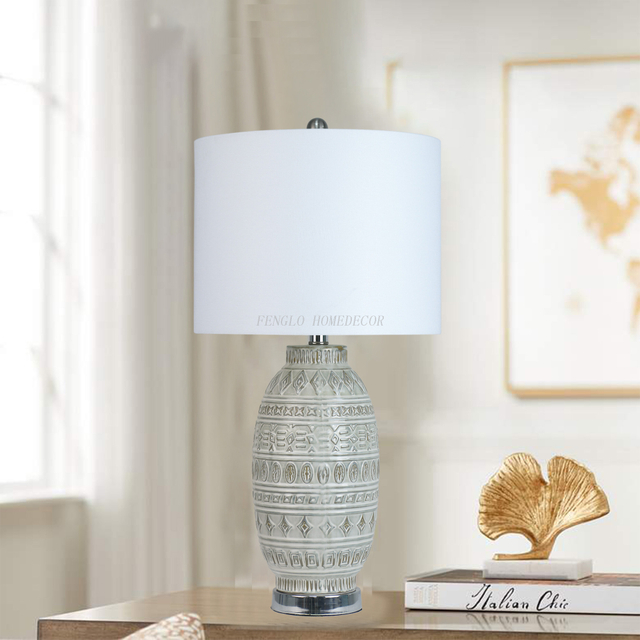 FL-081TL TRADITIONAL CERAMIC LAMP