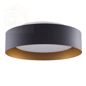 FL-009CL 3 - Light 16'' Simple Drum Flush Mount