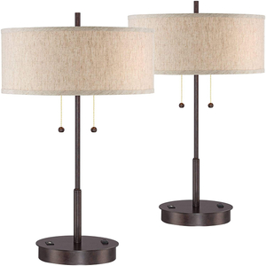 FL-042TL BRONZE USB TABLE LAMP