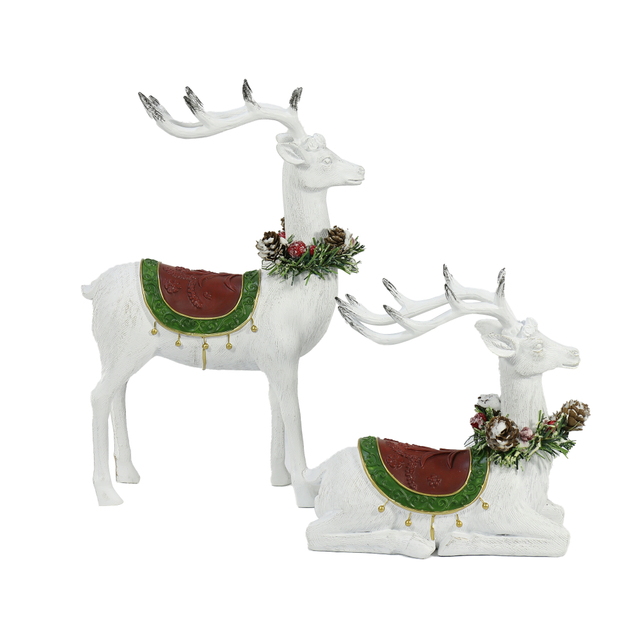 FL-011CR Deer Christmas Decoration Display 