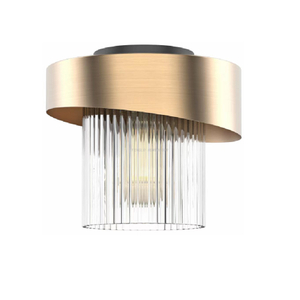 FL-025CL 2 Light Copper Flush Mount 