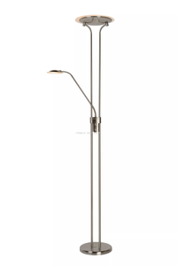 FL-057FR BRUSHED NICKEL LED FLOOR LAMP