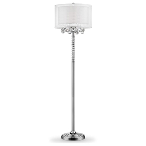 FL-008FR VENITO CRYSTAL FLOOR LAMP 