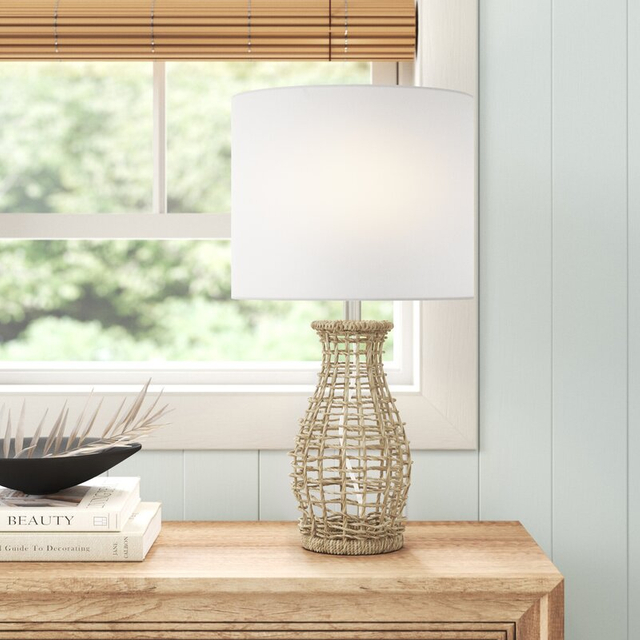 FL-057TL LIGHT NATURAL TABLE LAMP 