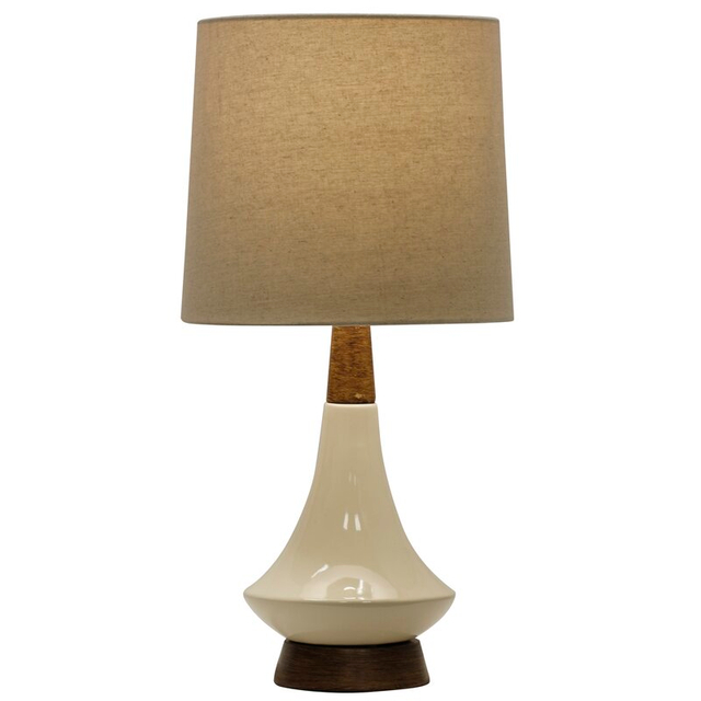 FL-046TL Brown/Ivory Table Lamp