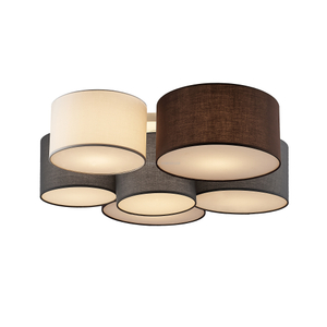 FL-015 6 - Light Modern Flush Mount 