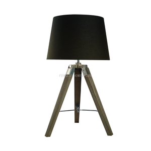 FL-157TL TRIPOD WOOD TABLE LAMP