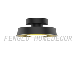 FL-028CL Matt Black Led Ceiling Light