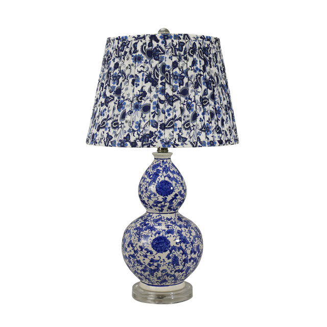 FL-017TL BLUE PORCELAIN TABLE LAMP