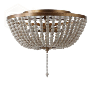 FL-006CL 3 - Light Unique/Statement Bowl Flush Mount