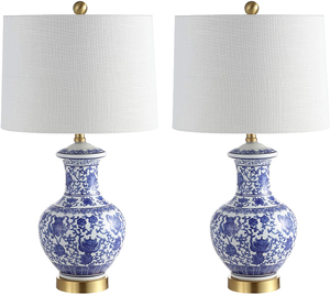 FL-035TL CHINESE BLUE CERAMIC TABLE LAMP