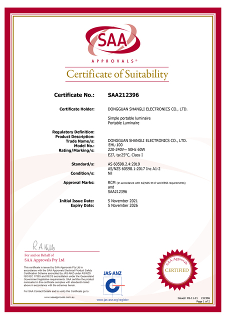 SAA-Certification