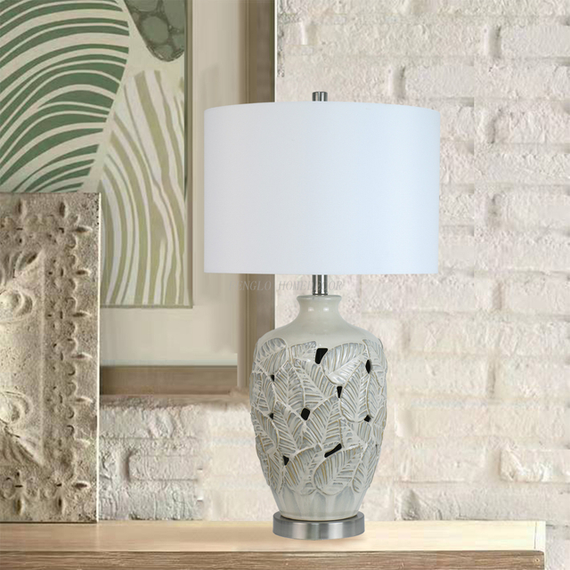 FL-082TL MODERN LEAD PATTERN LAMP