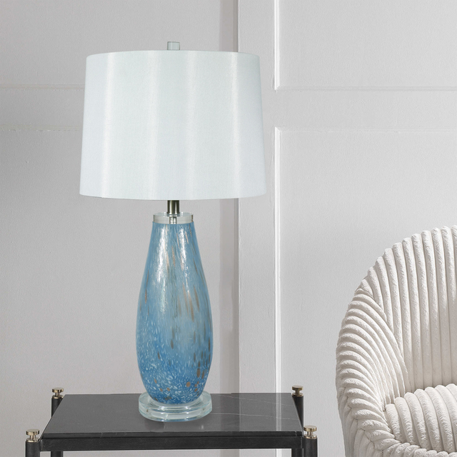 FL-066TL MODERN GLASS TABLE LAMP 