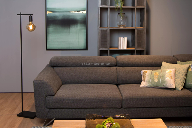 FL-058FR RETRO INDUSTRIAL FLOOR LAMP 