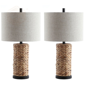 FL-053TL RATTAN TABLE LAMP 