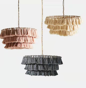 FL-006PL Tassel Lamp Creative Pendant Lamp