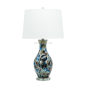 FL-130TL BLUE GLASS TABLE LIGHT