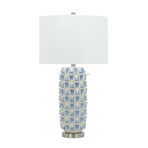 FL-116TL BLUE CERAMIC TABLE LAMP