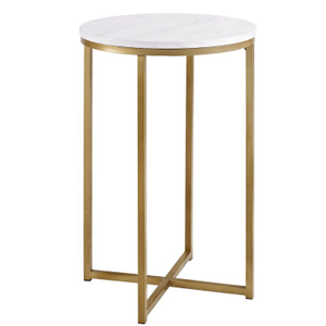 Tall Cross Legs End Table