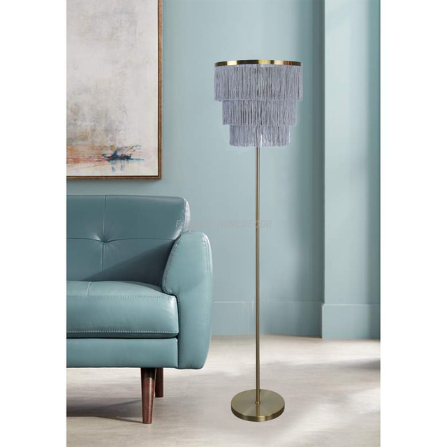 FL-046FR FRINGE MODERN FLOOR LAMP 