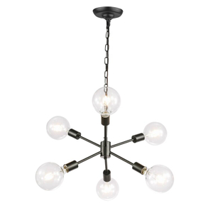 FL-007CH 6 - Light Sputnik Sphere Chandelier Lamp