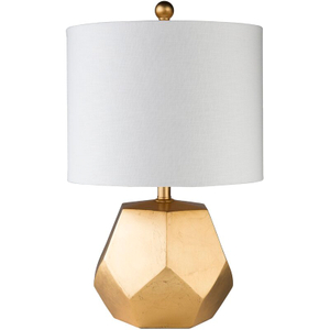 FL-036TL GOLD RESIN TABLE LAMP