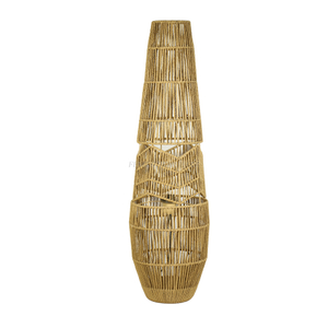 FL-042FR NATURAL RATTAN FLOOR LAMP 