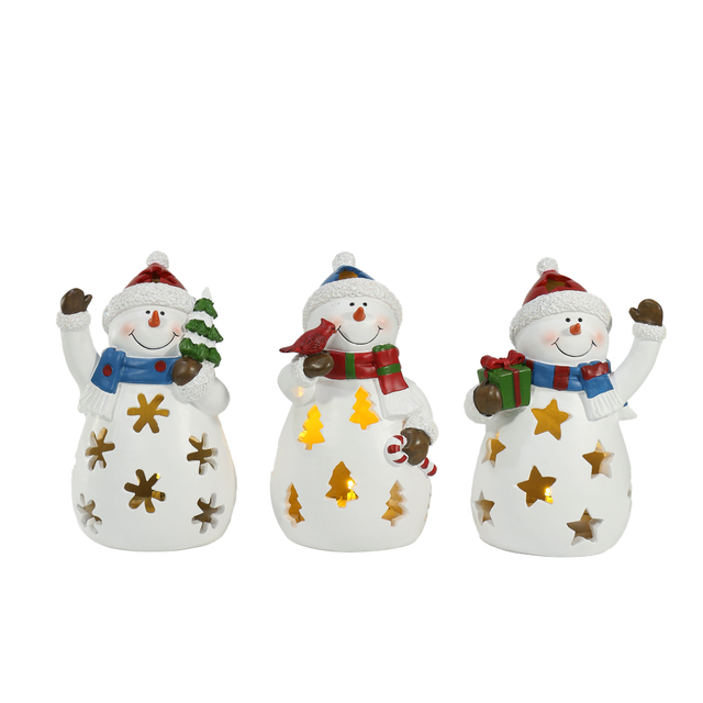 FL-009CR Christmas Snowman Decoration Craft