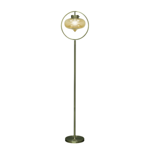 FL-040FR GLASS METAL FLOOR LAMP 