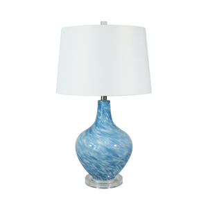 FL-070TL BLUE GLASS TABLE LIGHT