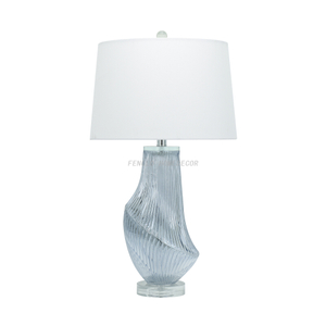 FL-118TL BLUE GLASS TABLE LAMP