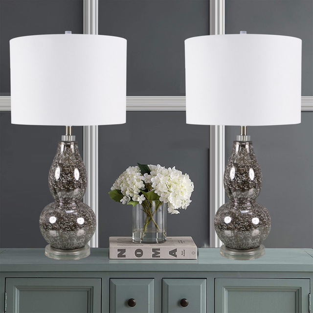 FL-005TL MERCURY GLASS TABLE LAMP