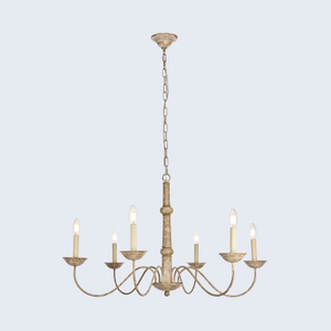 FL-008CH 6 - Light Candle Classic Chandelier Lamp