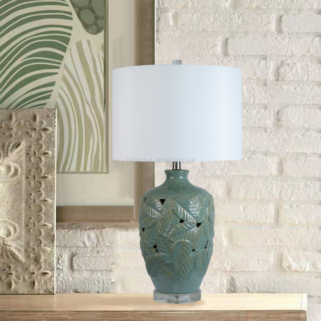 FL-083TL MODERN LEAD PATTERN LAMP