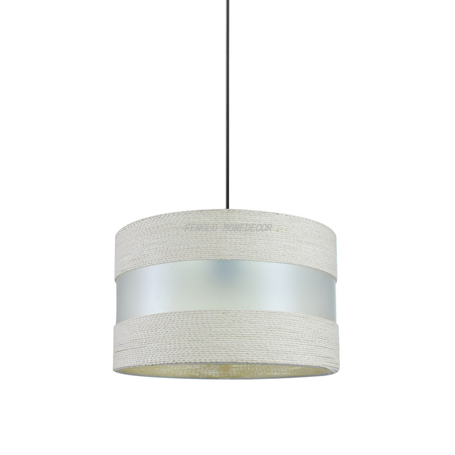 FL-018PL Fabric shade Pendant Lamp